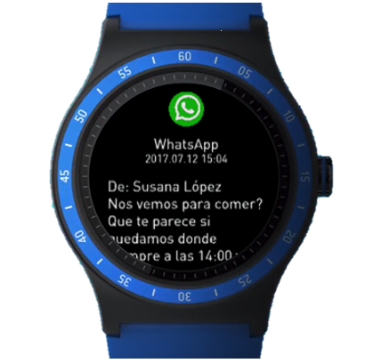 Smartwatch responder discount whatsapp y llamadas